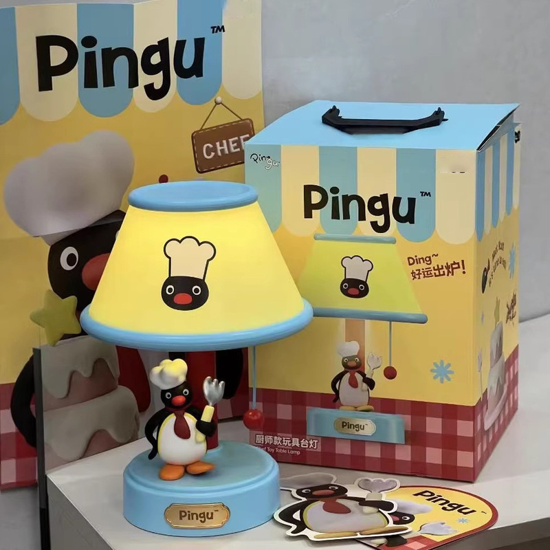 Bedroom Furniture - Lampu Meja Penguin Kartun Lucu Gaya