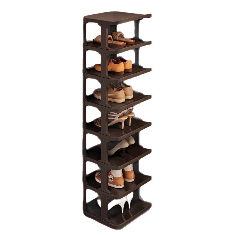 Shoe Rack Cabinet Narrow Entryway - Rak Sepatu Vertikal Sempit Multi-layer untuk