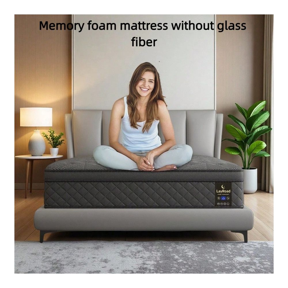 Memory Foam Mattress In A Box Queen - Furnitur Kamar Tidur 12-14 Inci, Kasur