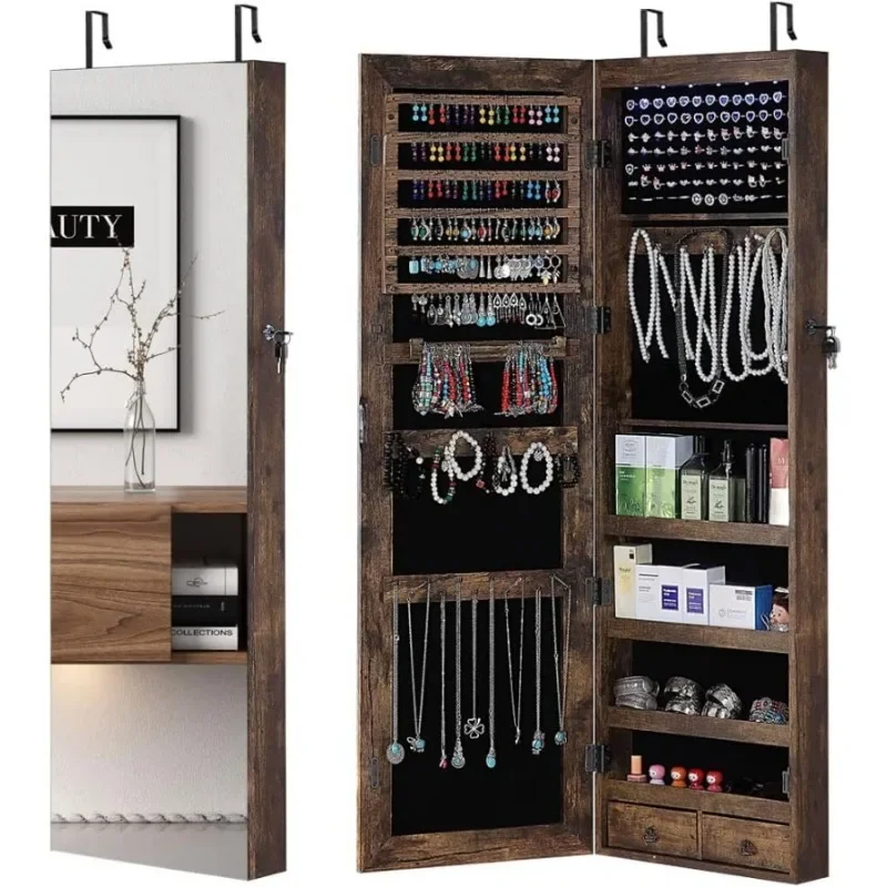 Lemari Perhiasan Cermin Panjan - Full Length Mirror Jewelry Armoire ulasan dan harga