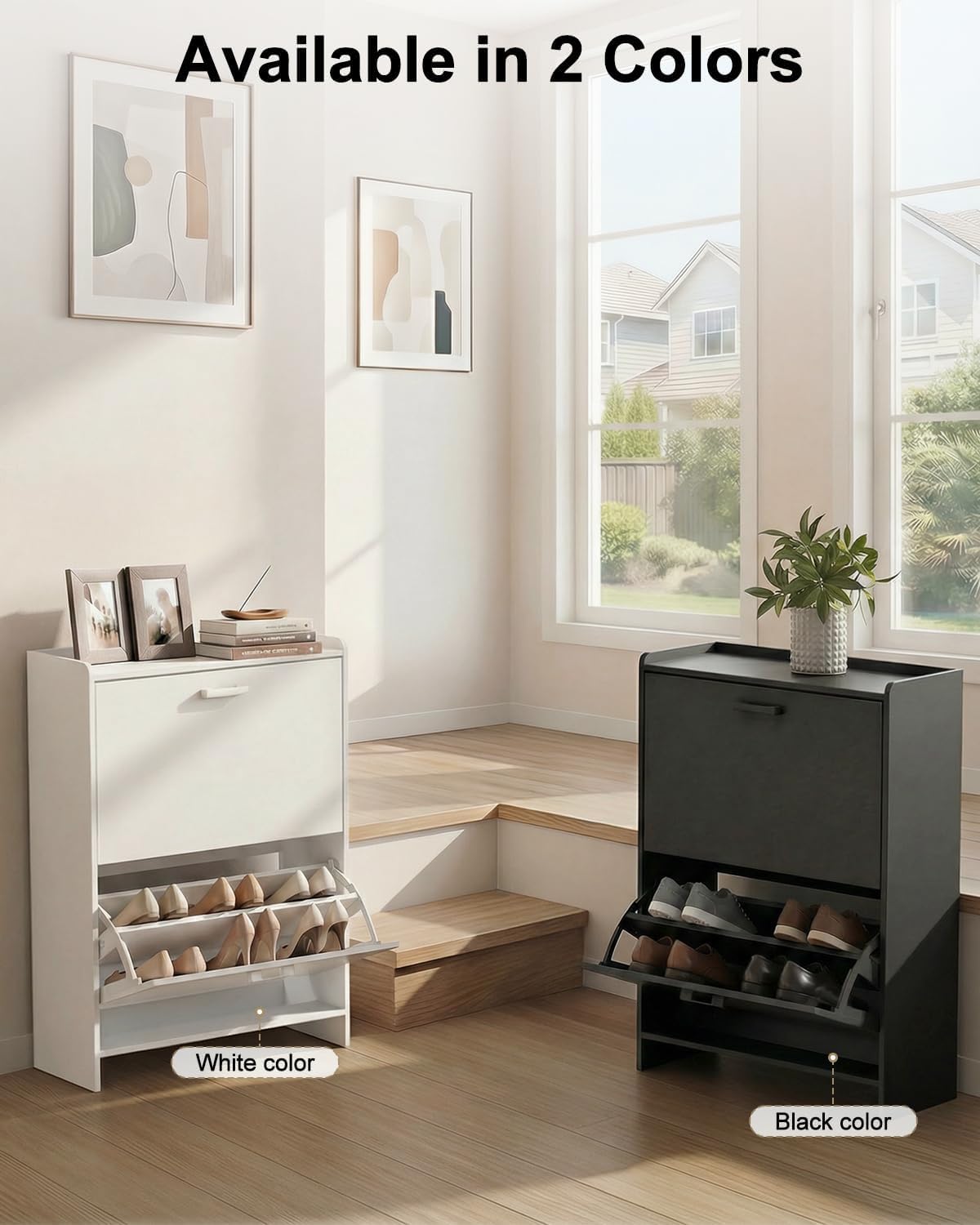 # Lemari Sepatu Sempit dengan  - Shoe Rack Cabinet Narrow Entryway ulasan dan harga