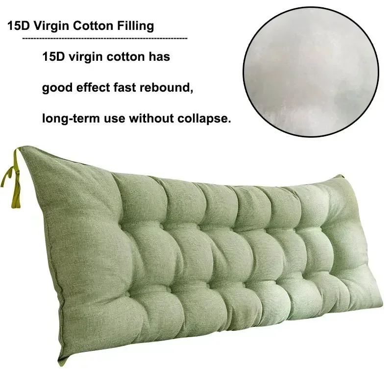 1 Buah Bantal Sofa Panjang, Ba - Headboard Cushion Backrest Tatami ulasan dan harga