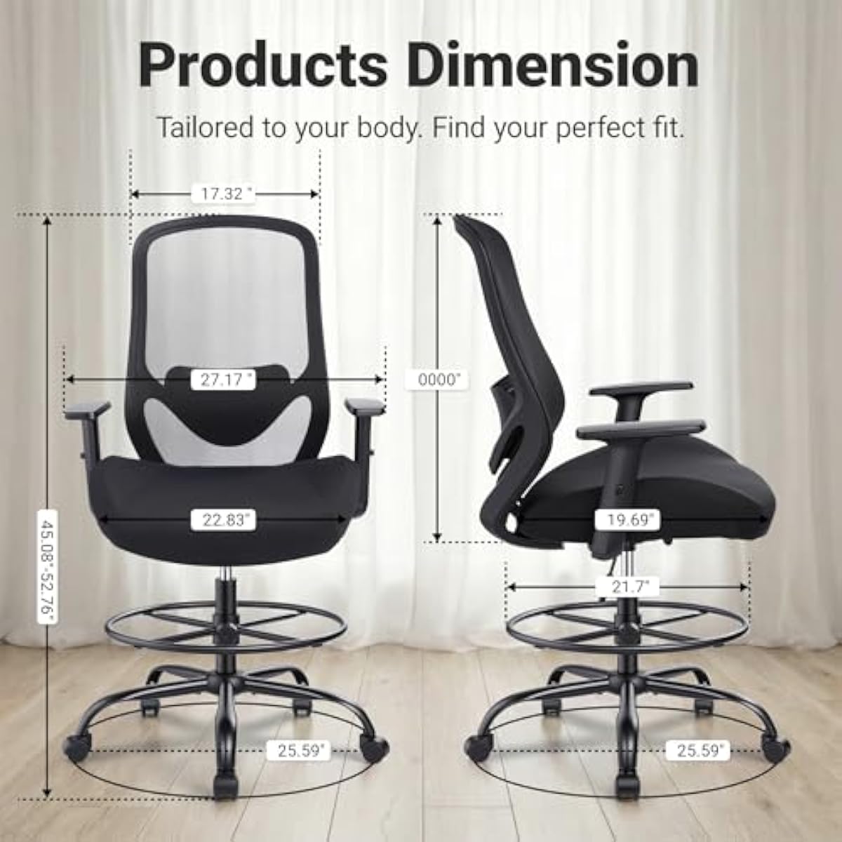 Kursi Gambar Ergonomis Tinggi  - Chairs ulasan dan harga