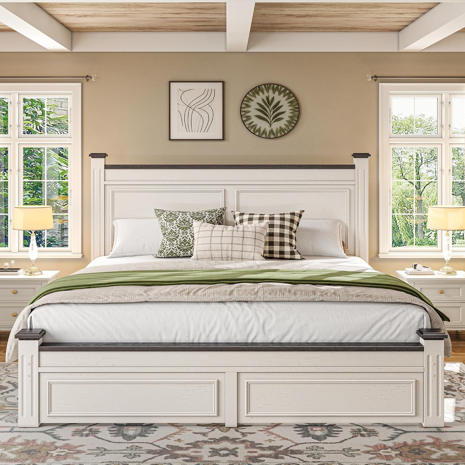 Rangka Tempat Tidur King Size  - King Size Bed Frame With Storage Drawers ulasan dan harga
