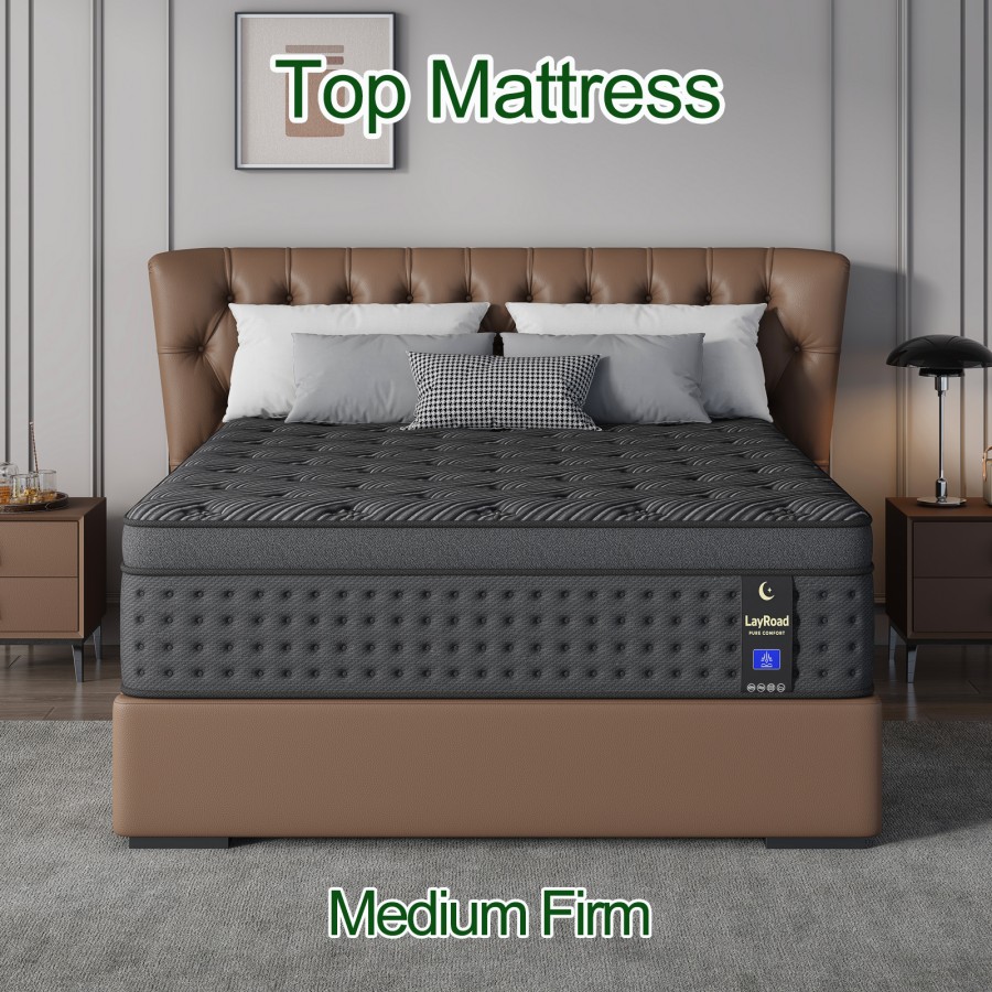 Kasur Hybrid Busa Memori 12/14 - Memory Foam Mattress In A Box Queen ulasan dan harga