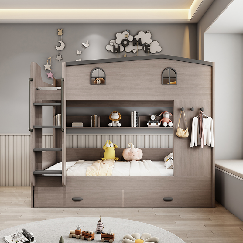 Tempat Tidur Anak Bertingkat G - Bunk Bed With Stairs And Slide ulasan dan harga
