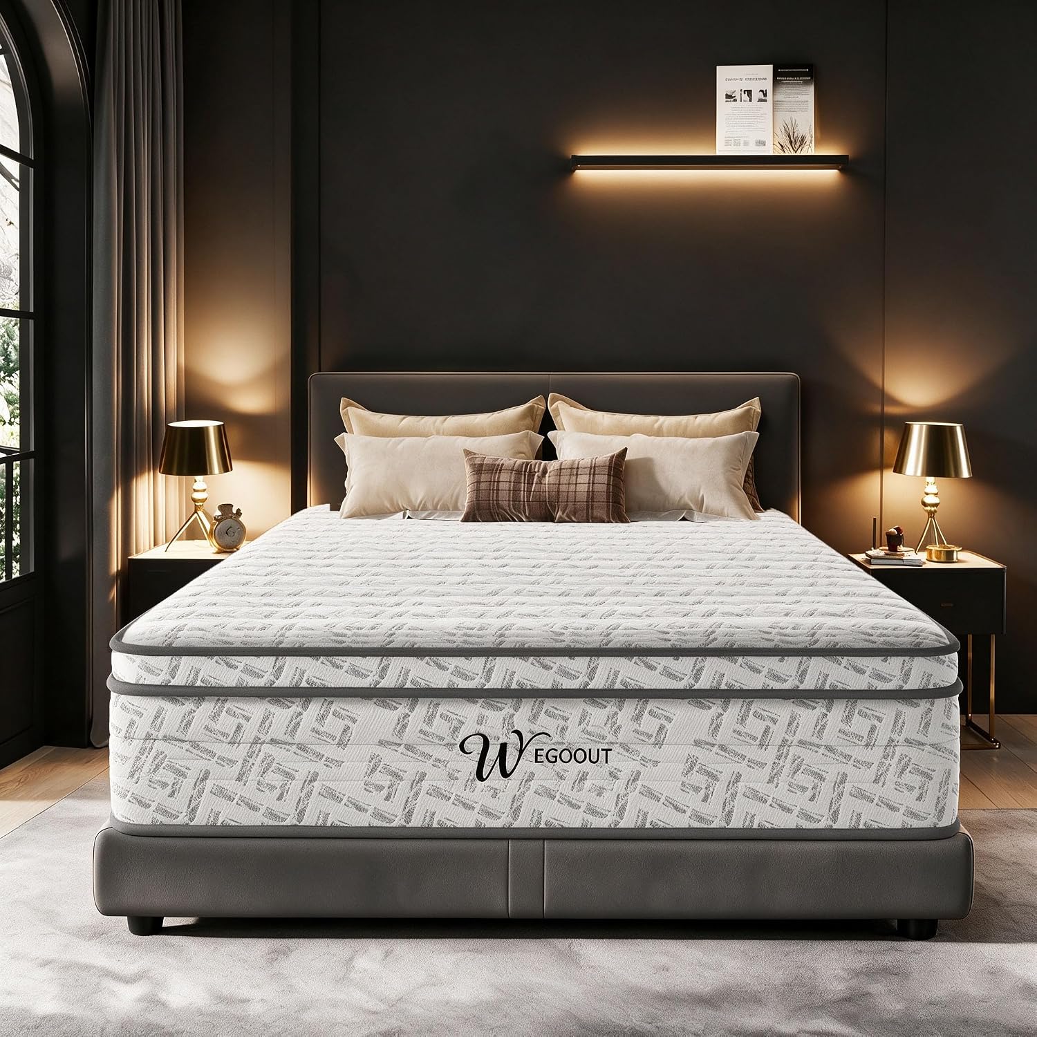 Kasur Queen Size 12 Inci, Kasu - Memory Foam Mattress In A Box Queen ulasan dan harga