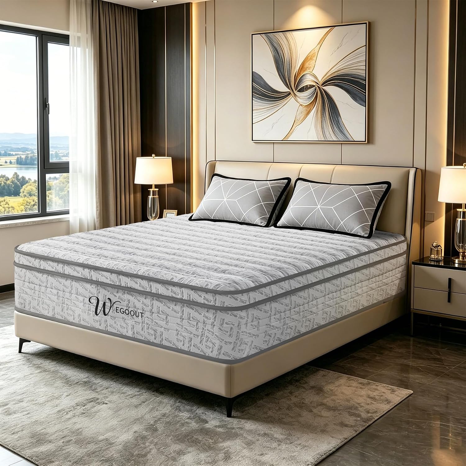 Kasur Queen Size 12 Inci, Kasu - Memory Foam Mattress In A Box Queen ulasan dan harga