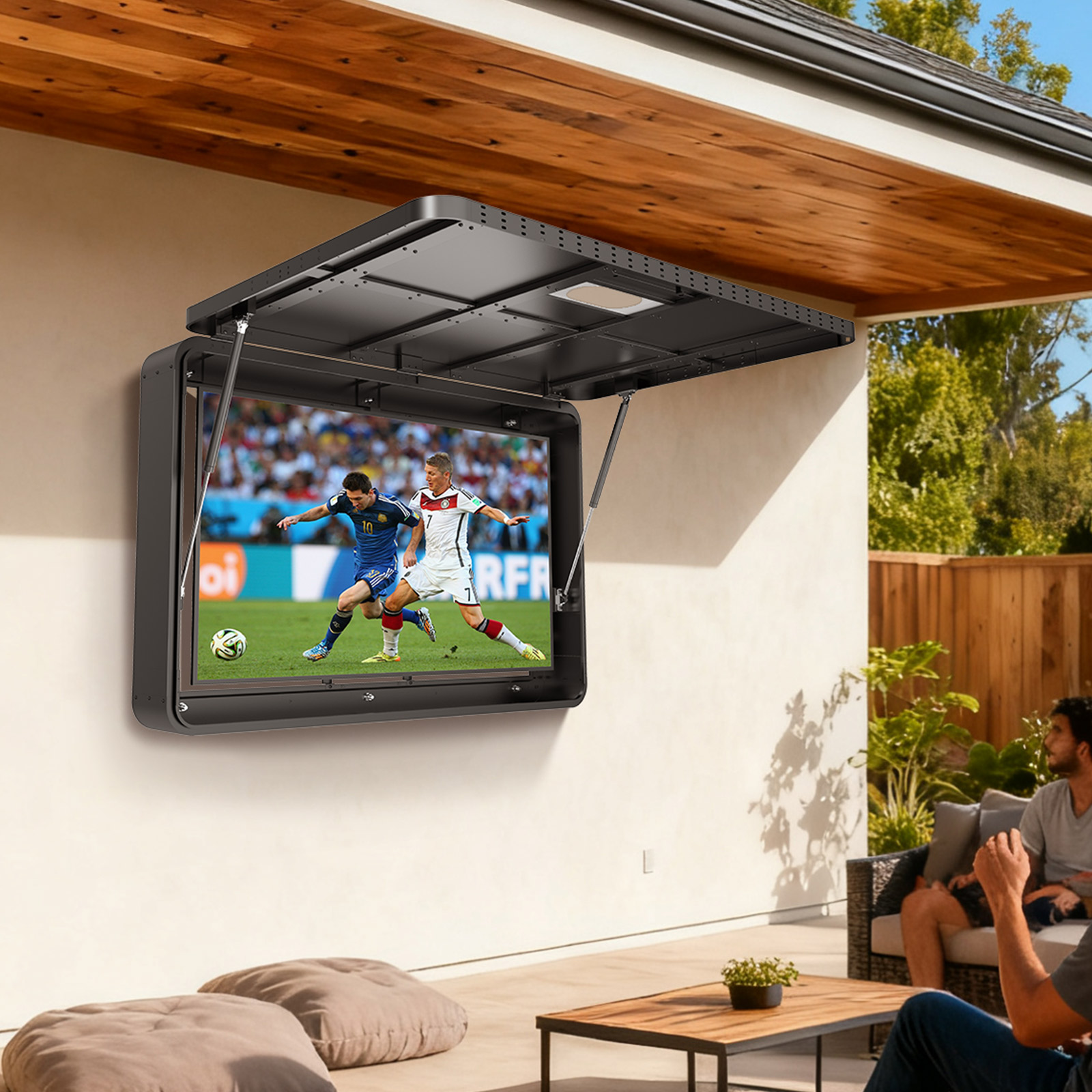 Kotak TV Luar Ruangan Logam 55 - Outdoor Furniture ulasan dan harga