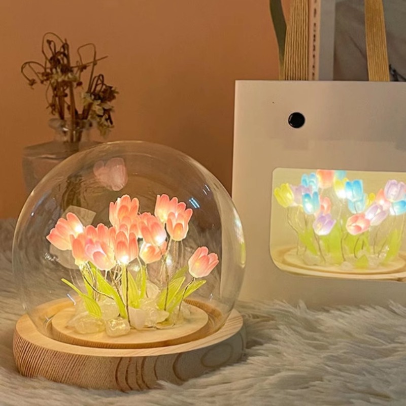 LED DIY buatan tangan Mini Tul - Floating Nightstand With Led Light ulasan dan harga