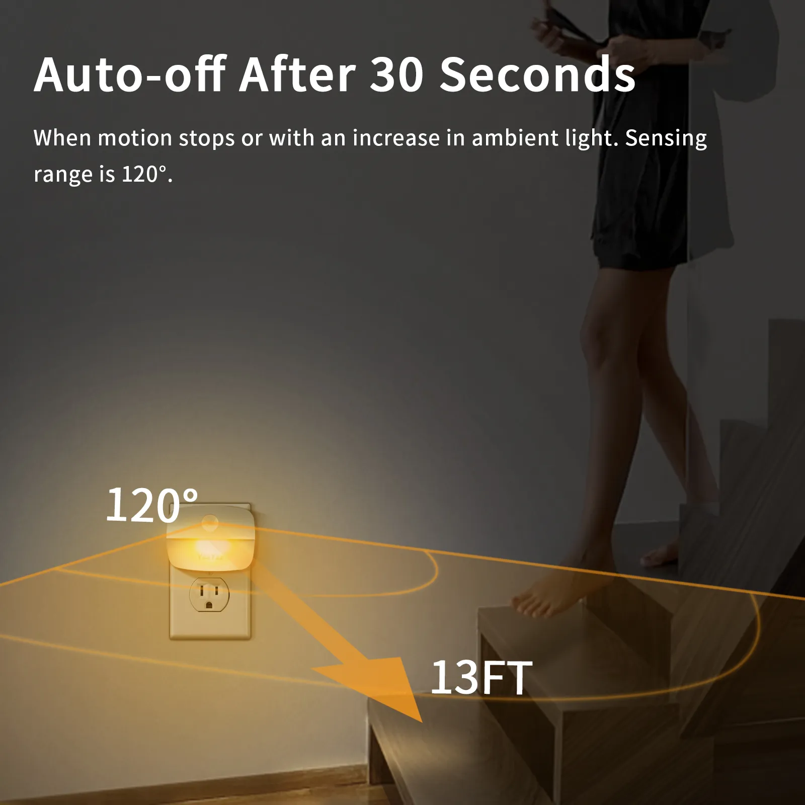 Lampu malam LED Sensor Gerakan - Floating Nightstand With Led Light ulasan dan harga